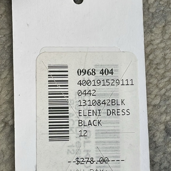 NWT Reformation Eleni Dress Black Maxi Halter Minimalist Vacation Sz 12 - Picture 13 of 14